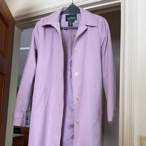 Lauren Ralph Lauren Lavender Trench Coat